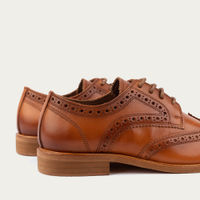 Brown Robert Leather Brogue | Bombinate Brown Robert Leather Brogue | Bombinate